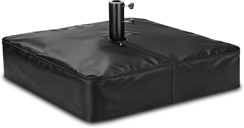 Rileytee Patio Umbrella Base Cover,Outdoor Heavy Duty 600D Waterproof Anti-UV Square Umbrella Stand Base Cover (Black, 36"L x 36"W x 8"H) - Image 1